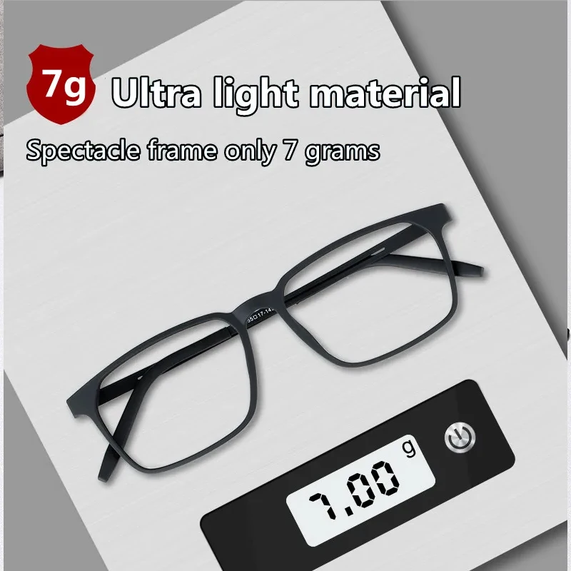 2025 Pure Titanium Reading Glasses Men Women TR90 Anti-Blue Ray Full frame Computer Spectacles Diopter +1.0 +4.0