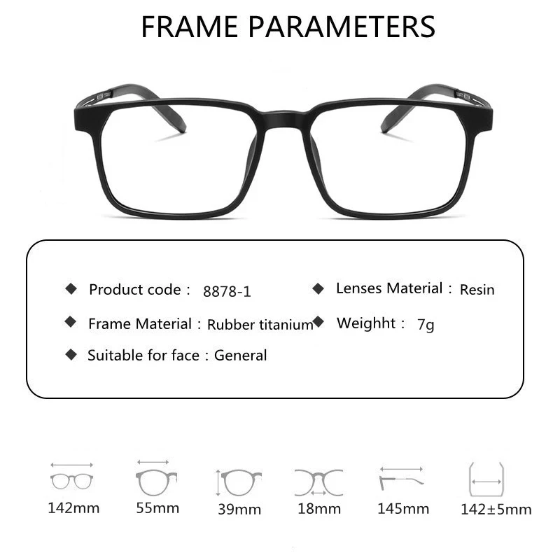 2025 Pure Titanium Reading Glasses Men Women TR90 Anti-Blue Ray Full frame Computer Spectacles Diopter +1.0 +4.0