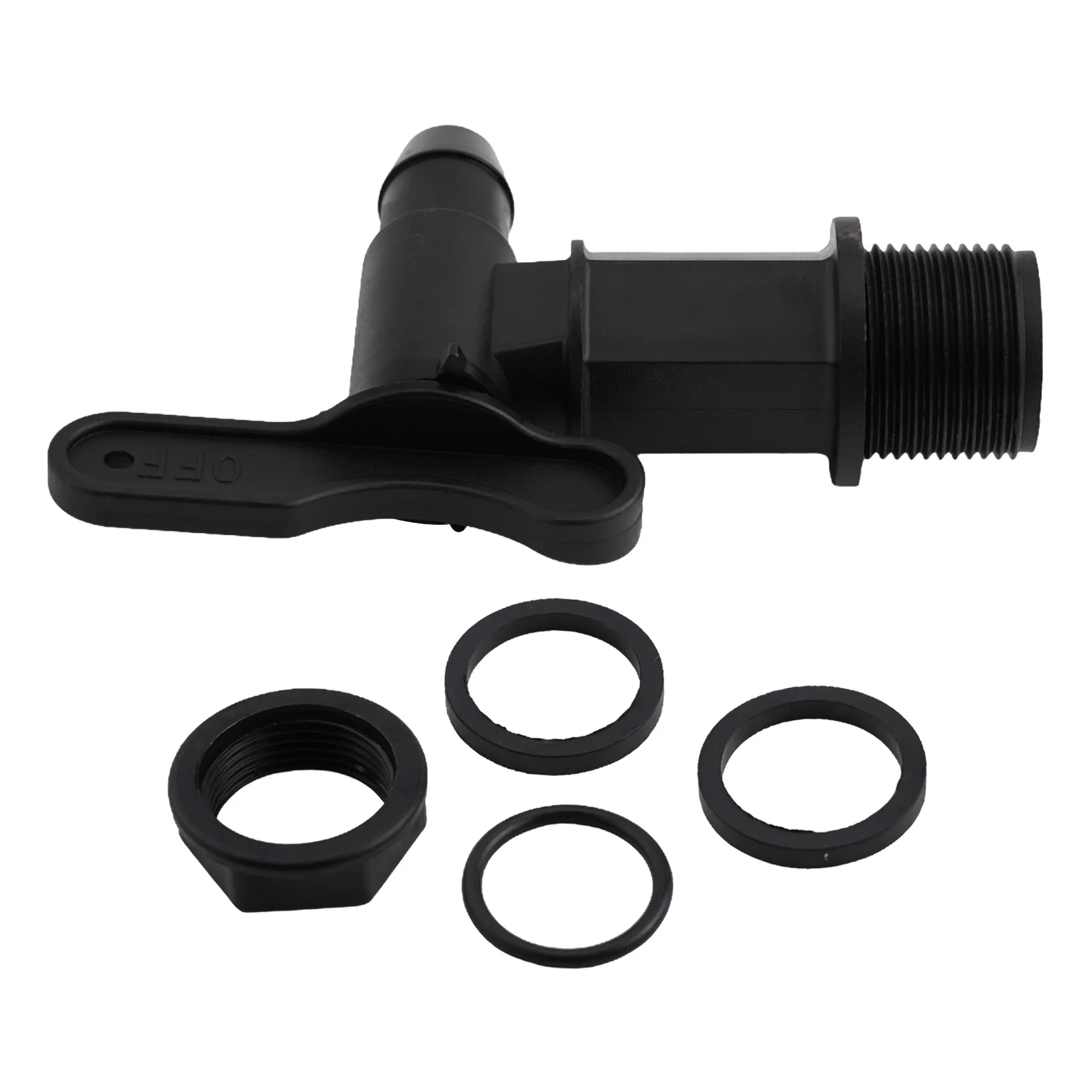 PLASTIC Faucet Home & Garden High Quality 25.4mm Thread Home Rain Brew IBC Water Butt Tap Adaptor Beer Hot Sale