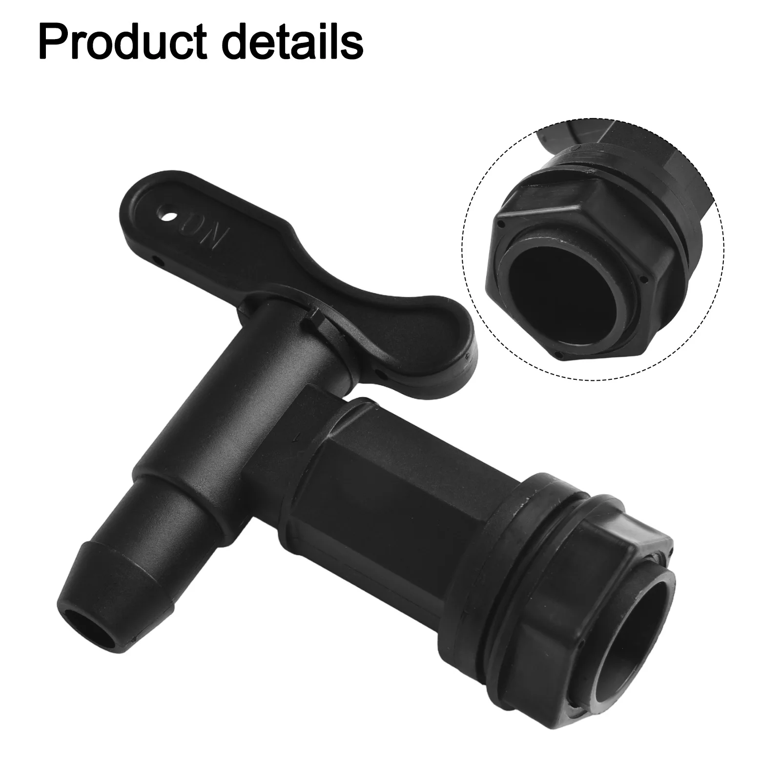 PLASTIC Faucet Home & Garden High Quality 25.4mm Thread Home Rain Brew IBC Water Butt Tap Adaptor Beer Hot Sale