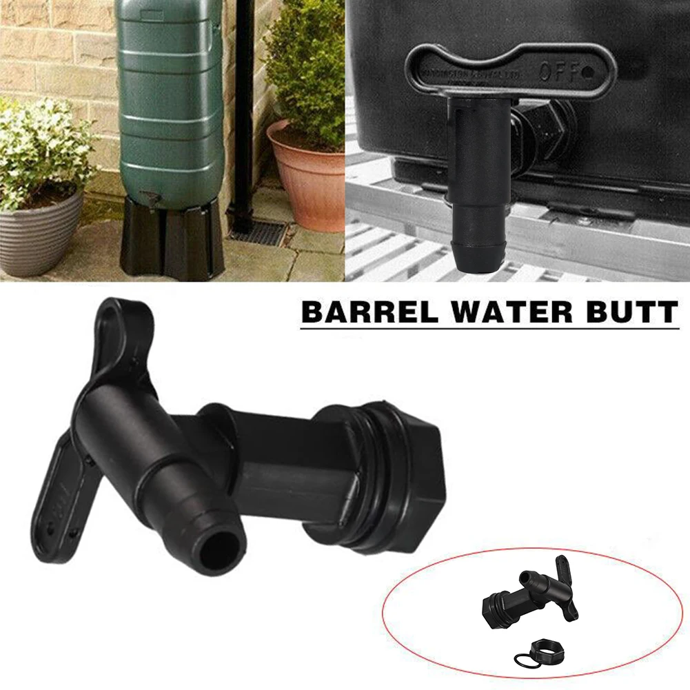 PLASTIC Faucet Home & Garden High Quality 25.4mm Thread Home Rain Brew IBC Water Butt Tap Adaptor Beer Hot Sale
