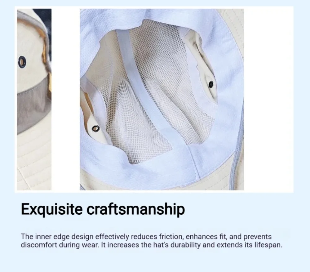 Summer Outdoor Sun Protection Hat for Women Men Hiking Fishing Sunscreen Visor Cap Large Brim Shawl Quick Drying Fisherman Hat
