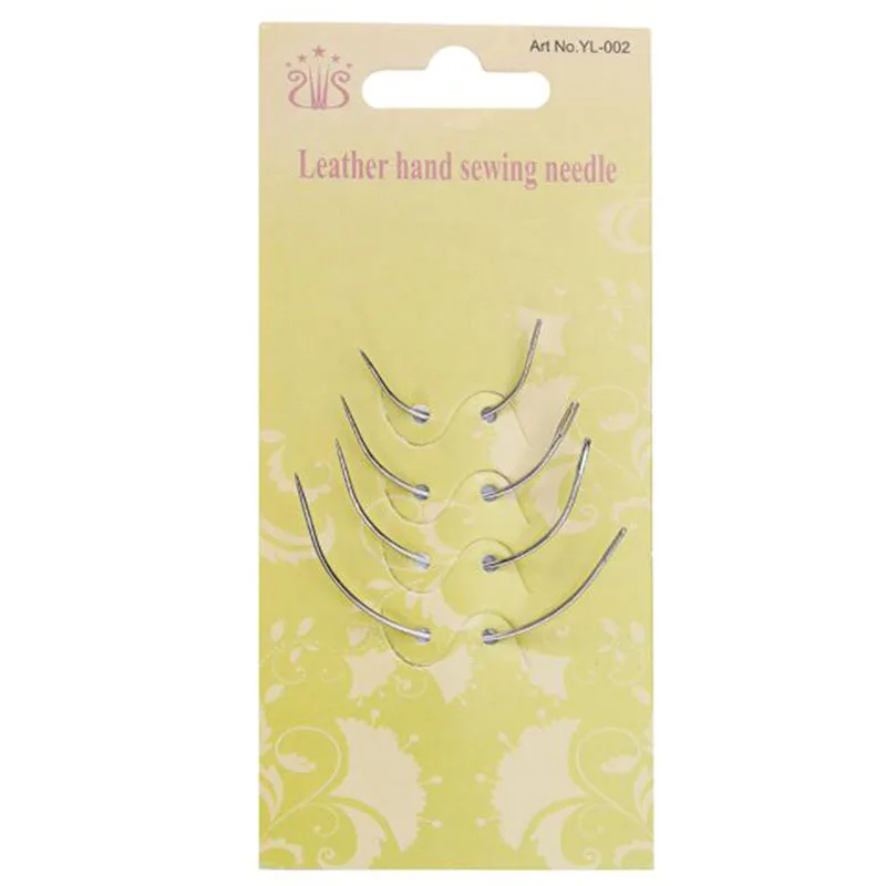 4Pcs Curved Sewing Needle Leather Craft Sewing Accessories Stitching Sewing Leathercraft Shoe Repair Tools Sewing Supplies NEW