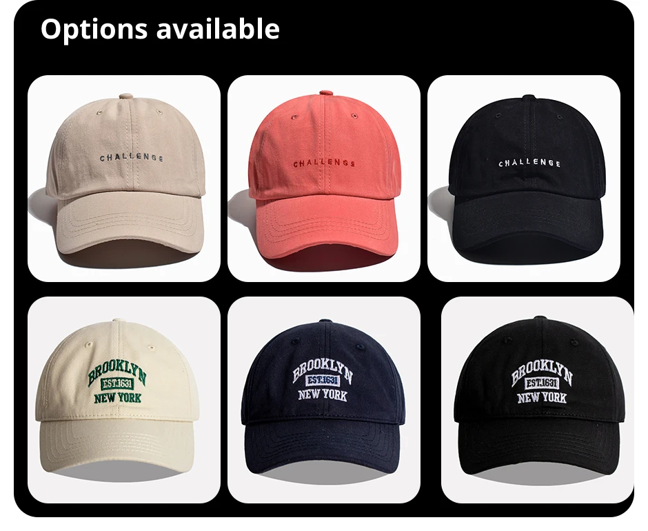 Letter Embroidered Baseball Cap for Women Spring Summer Outdoor Sunscreen Unisex Snapback Hat Sports Casual Men Hip Hop Hat