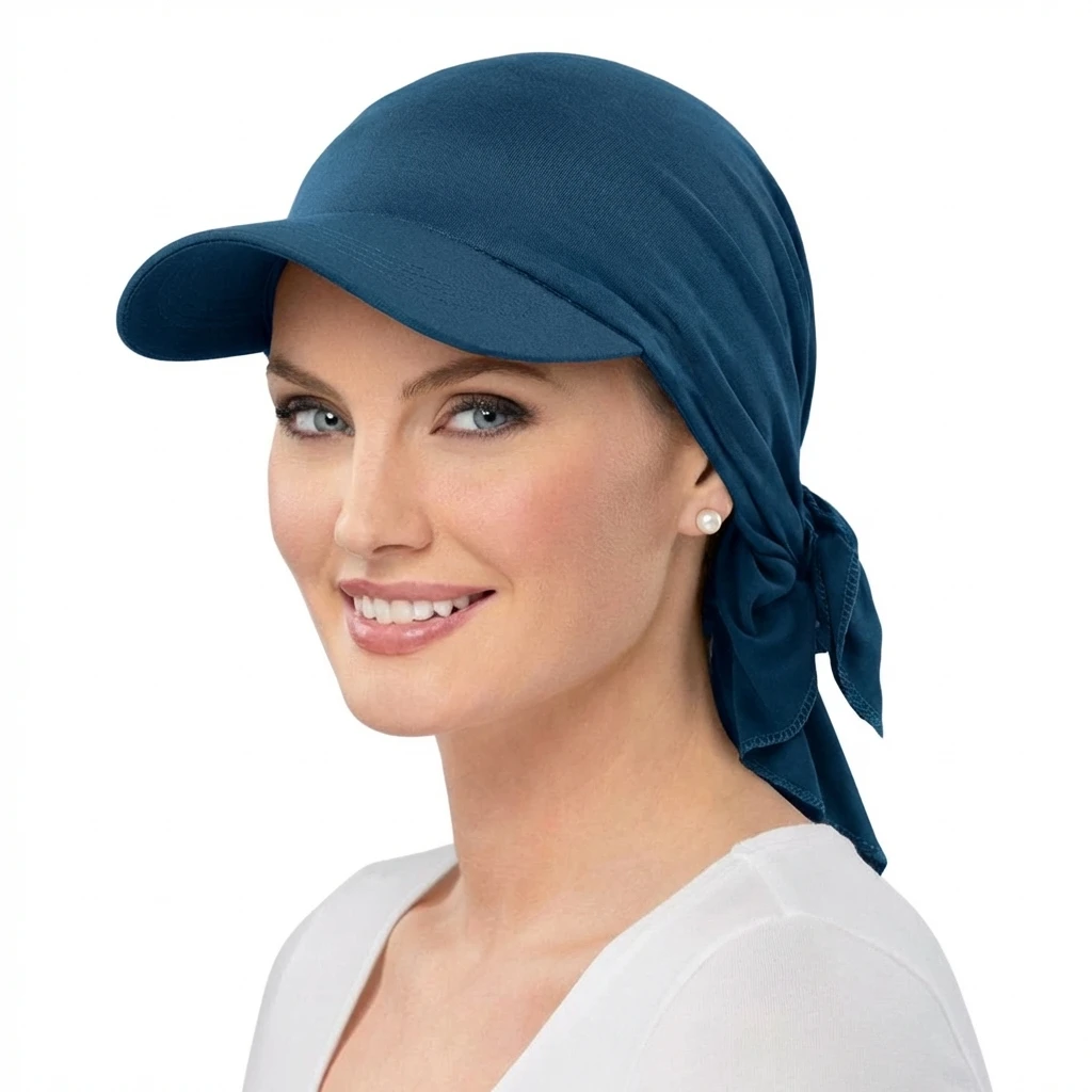 Women Classic Solid ColorTurban Hat Outdoor Brim Sunshade Hats Curved Hat Baseball Cap Sun Hats Headscarf Scarf Femme
