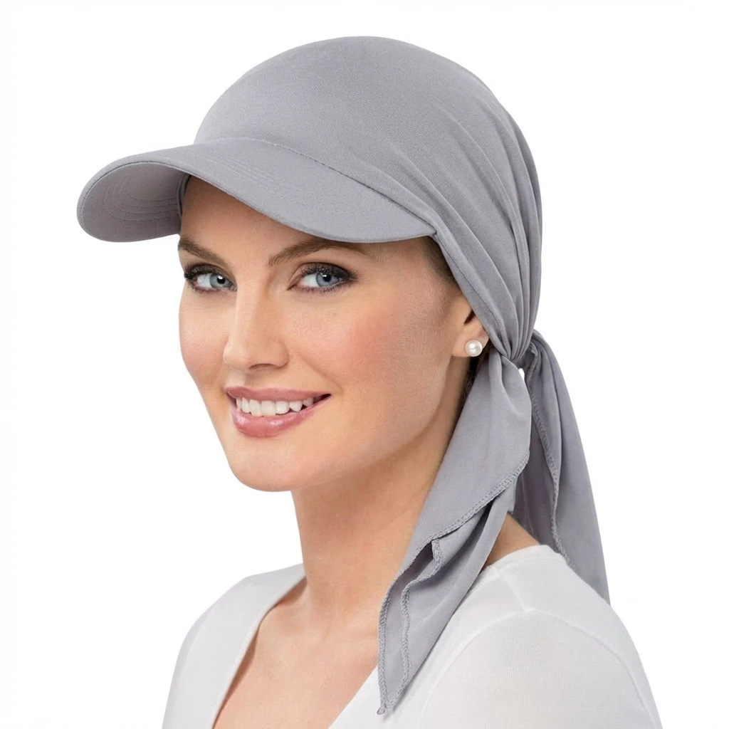 Women Classic Solid ColorTurban Hat Outdoor Brim Sunshade Hats Curved Hat Baseball Cap Sun Hats Headscarf Scarf Femme