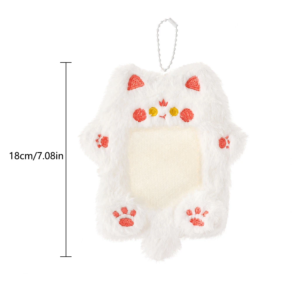 Cute Photocard Case Cartoon Bag Keychain Star Shape Photo Card Holder Student Card Holder Idol Photos Protective Cover