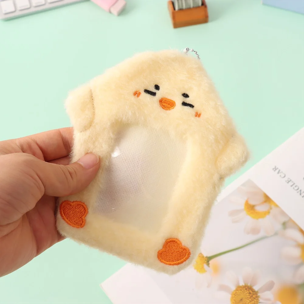 Cute Photocard Case Cartoon Bag Keychain Star Shape Photo Card Holder Student Card Holder Idol Photos Protective Cover