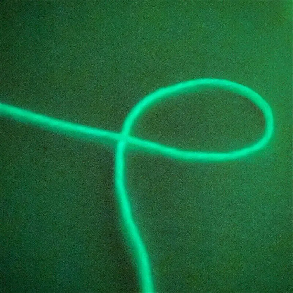 Novel Functional Yarn Glow in the Dark Polyester Luminous Chunky Yarn