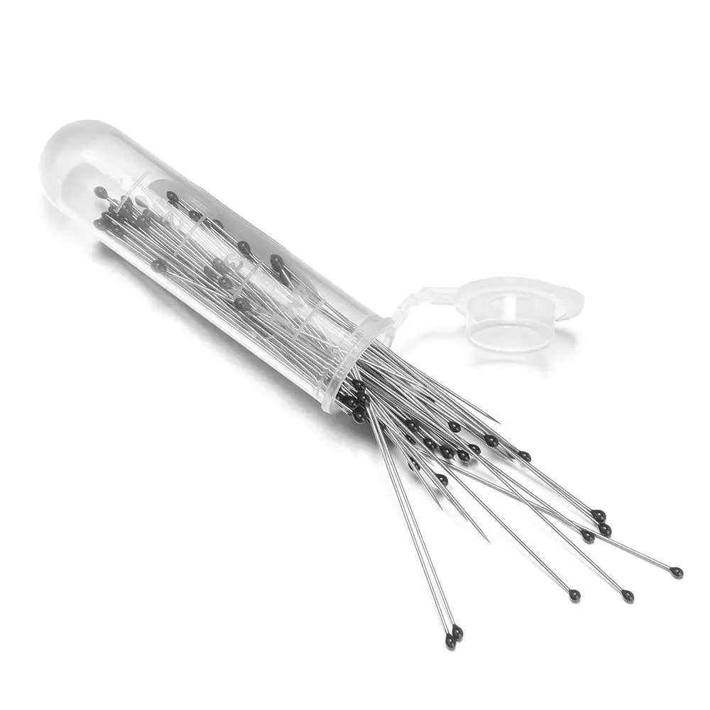 100Pcs Stainless Steel Specimen Needle Insect Pins With Plastic Box For School Lab Education Entomology Body Dissection