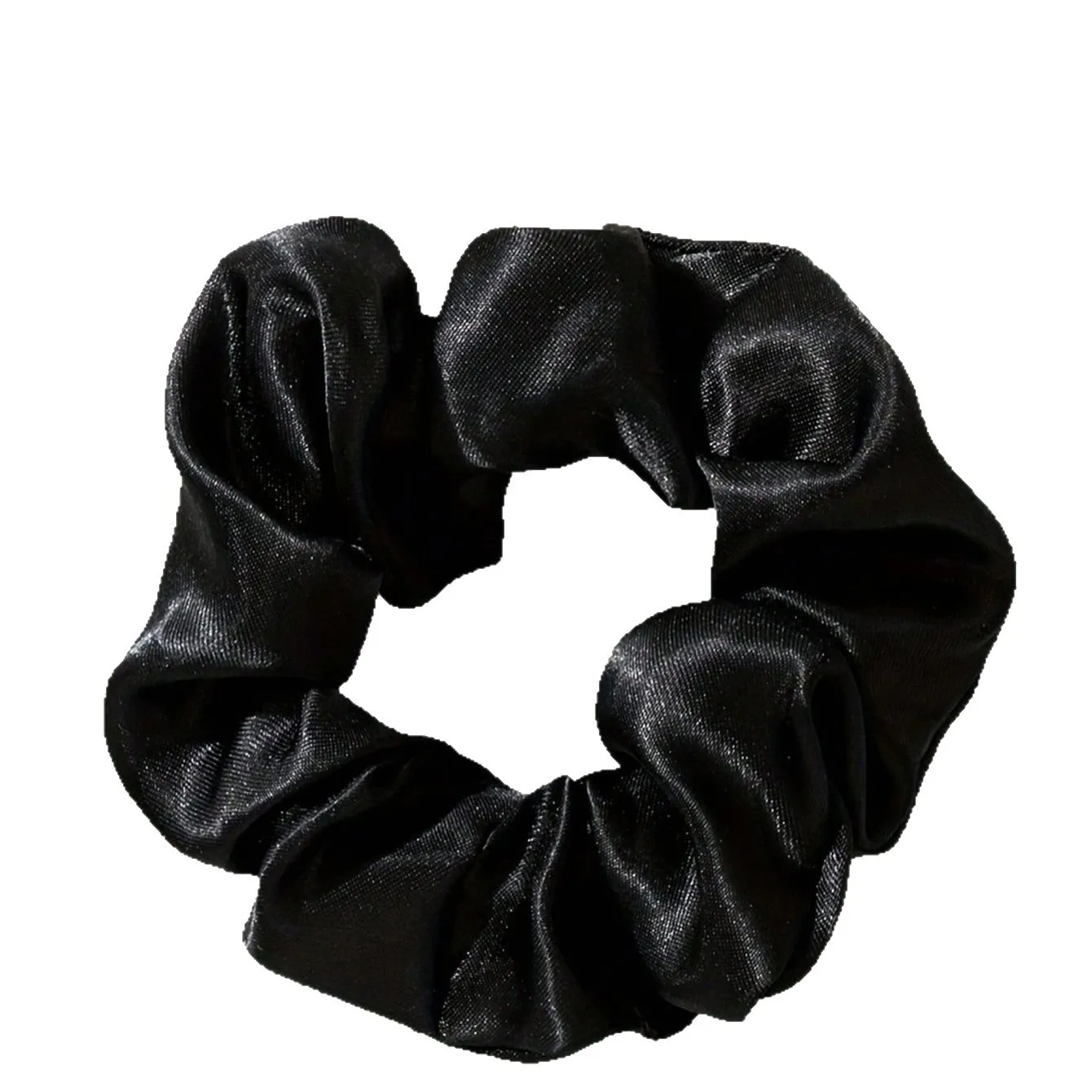 5pcs Retro Real Silk Large Scrunchies - Premium Hair Bands for Women, Suitable for Top Knots, Hair-friendly Hair Ties