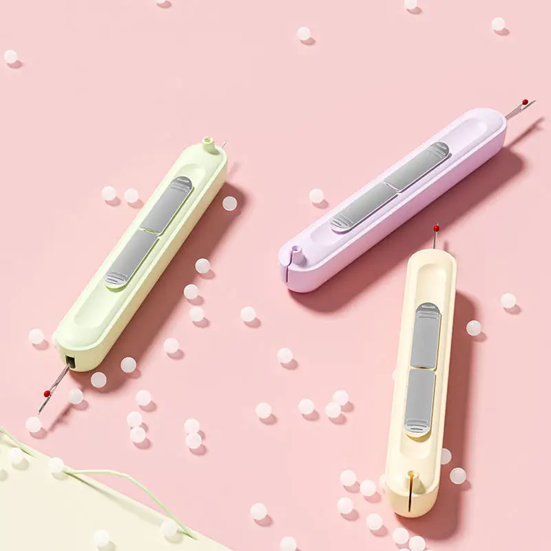 2 In 1 Upgraded Seam Ripper Needle Threader Seam Ripper Double End Design Colorful Sewing Needle Thread Unpicker Sewing Tools