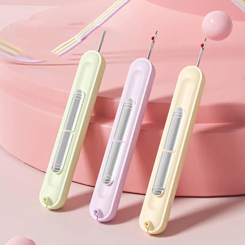 2 In 1 Upgraded Seam Ripper Needle Threader Seam Ripper Double End Design Colorful Sewing Needle Thread Unpicker Sewing Tools