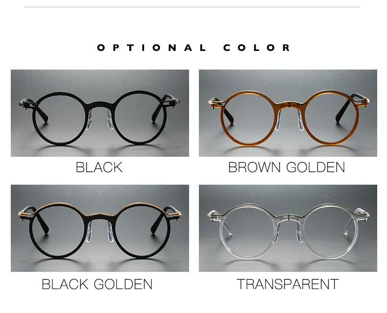 2026 New Retro Round Frame Anti Blue Light Presbyopia Glasses for Men, Business Style, High Quality Reading Glasses