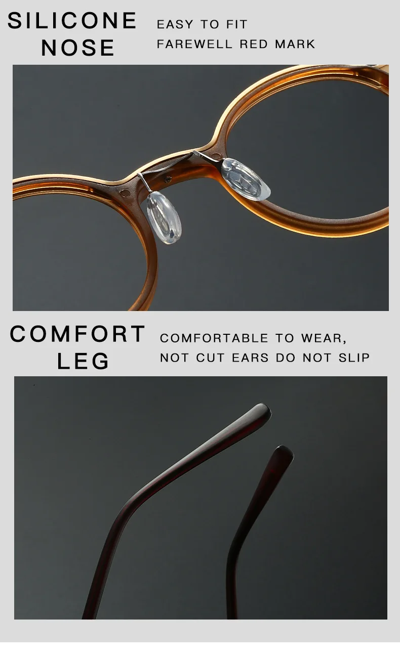 2026 New Retro Round Frame Anti Blue Light Presbyopia Glasses for Men, Business Style, High Quality Reading Glasses