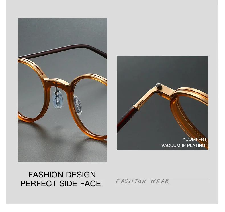 2026 New Retro Round Frame Anti Blue Light Presbyopia Glasses for Men, Business Style, High Quality Reading Glasses