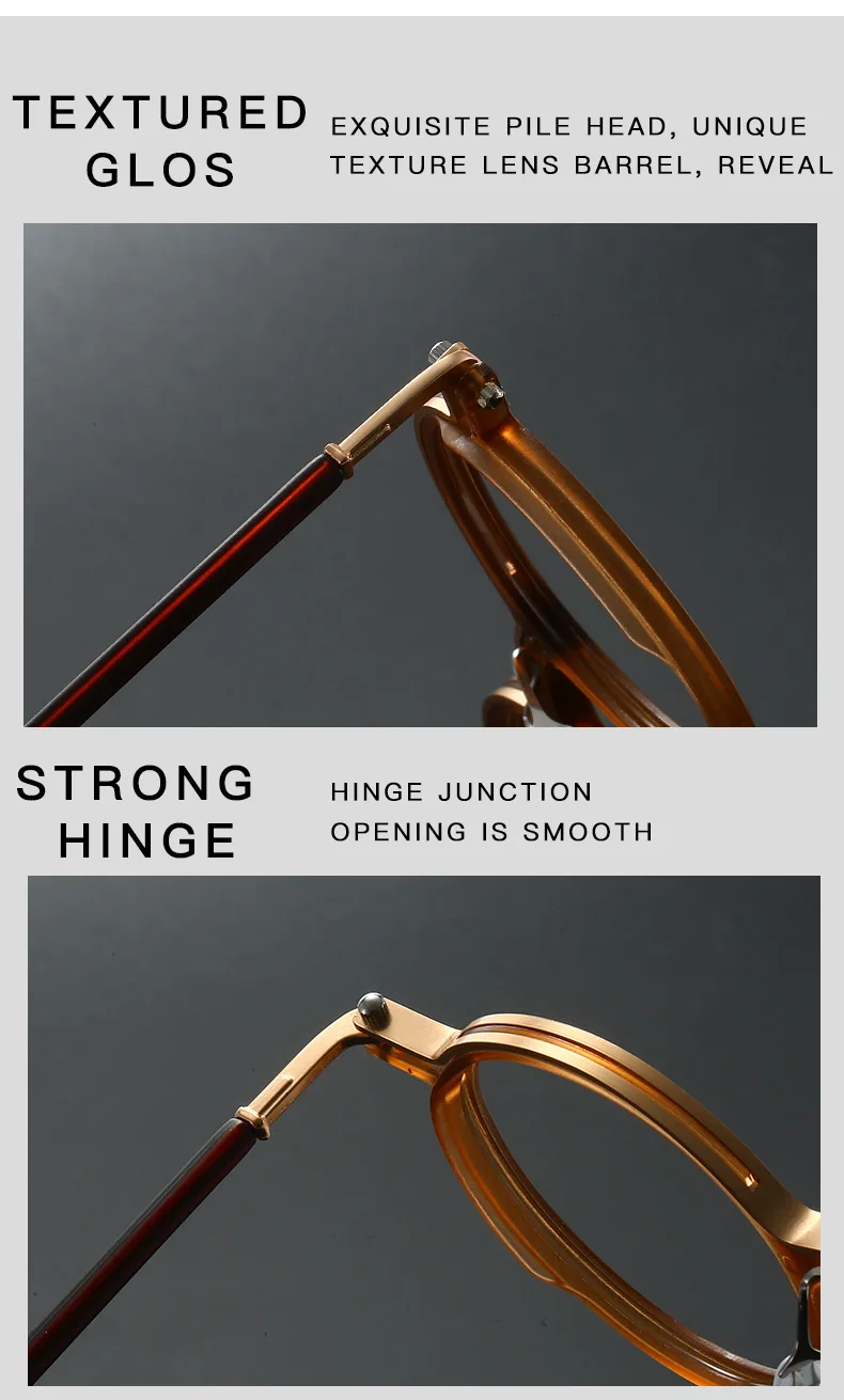 2026 New Retro Round Frame Anti Blue Light Presbyopia Glasses for Men, Business Style, High Quality Reading Glasses