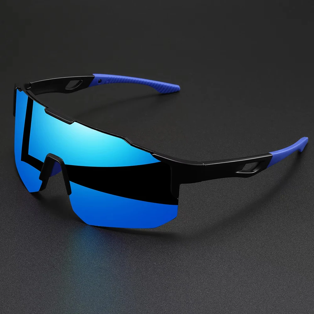 1/3pcs Men's Oversized Colorful Coating Glasses for Men Bicycle Windproof Sunglasses Outdoor Sports Motorcycy Cycling
