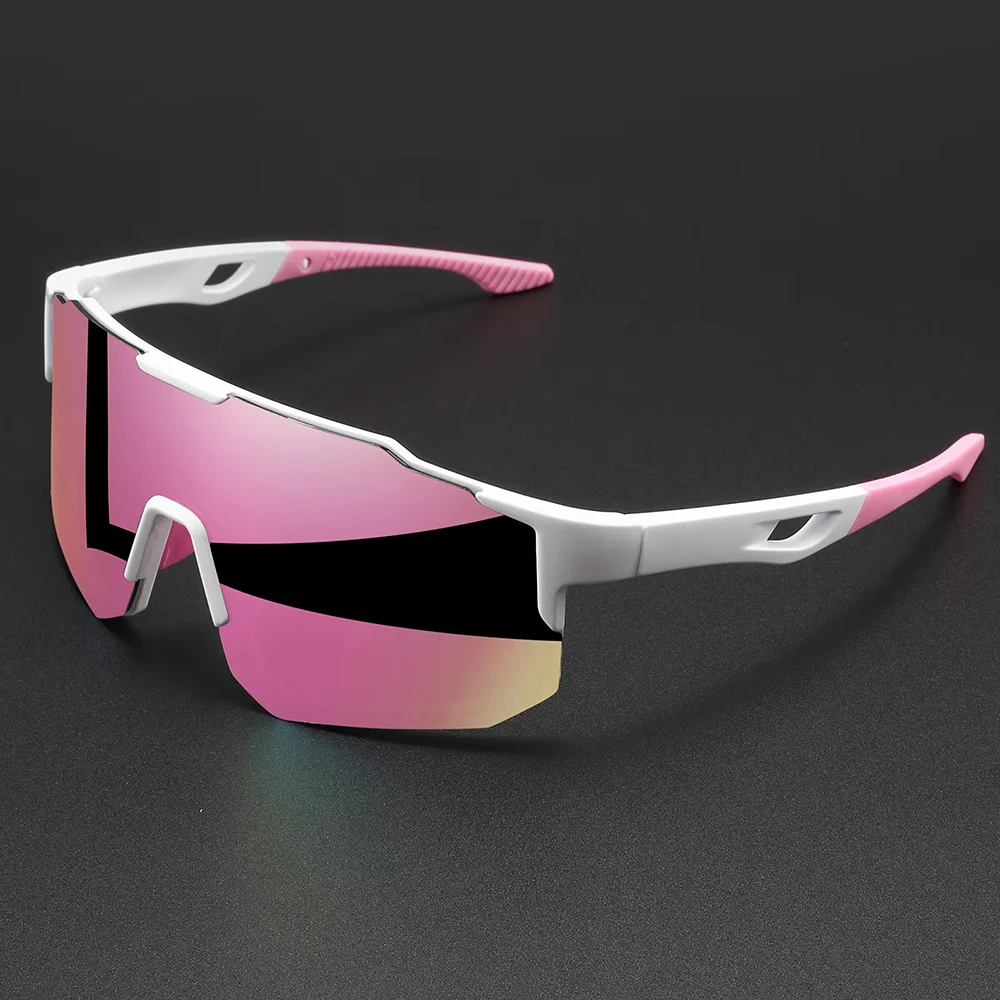 1/3pcs Men's Oversized Colorful Coating Glasses for Men Bicycle Windproof Sunglasses Outdoor Sports Motorcycy Cycling