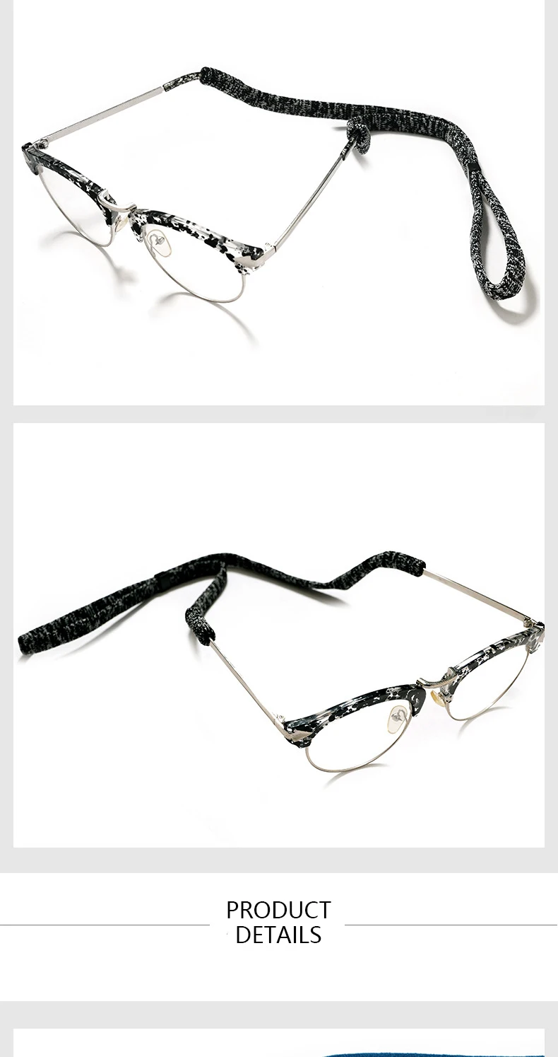 Adjustable Eyeglasses Strap Non‑slip Sunglasses Lanyard Neck Cord Spectacles Glasses Rope Chain For Sports Reading Glasses