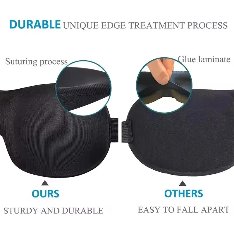 1/3/10PCS 3D Full Shading Sleep Mask Relaxing and Zero Pressure Soft and Breathable Nap Mask To Relieve Eye Fatigue