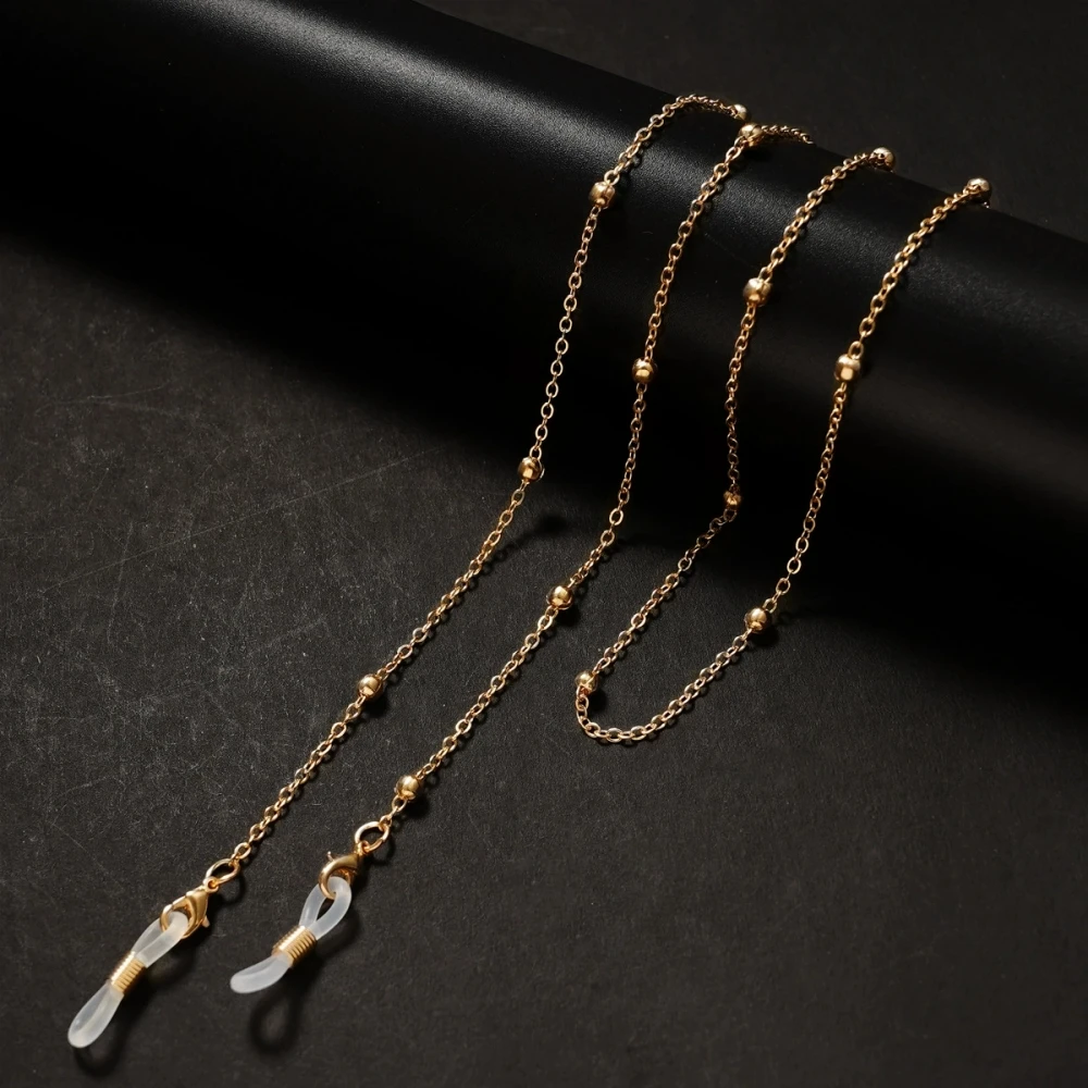 Sunglasses Masking Chains For Women Acrylic Pearl Crystal Eyeglasses Chains Lanyard Glass New Fashion Jewelry Wholesale