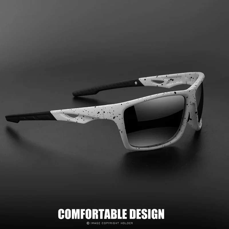 Vintage Outdoor Polarized Sunglasses Men Women Shield Lens Sports Sun Glasses PC Frame TAC Lens Wide Fit Durable UV400