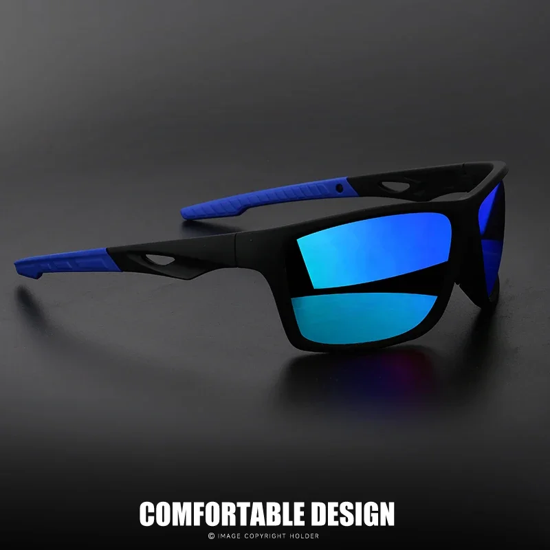 Vintage Outdoor Polarized Sunglasses Men Women Shield Lens Sports Sun Glasses PC Frame TAC Lens Wide Fit Durable UV400