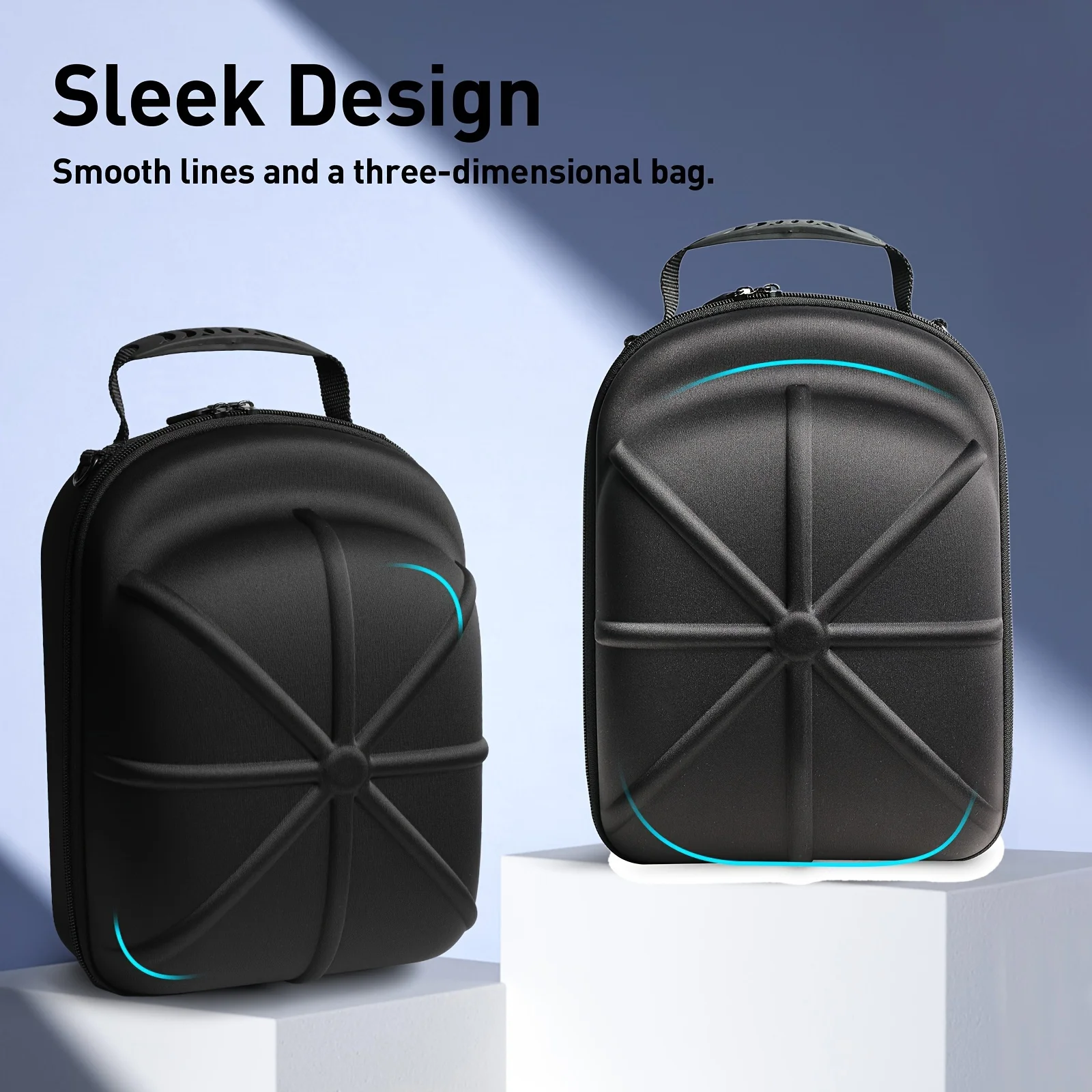 1pc Baseball Hat Travel Bag Baseball Cap Travel Case Storage Carrier Box Display Bag Eva Baseball Cap Carrying Bag