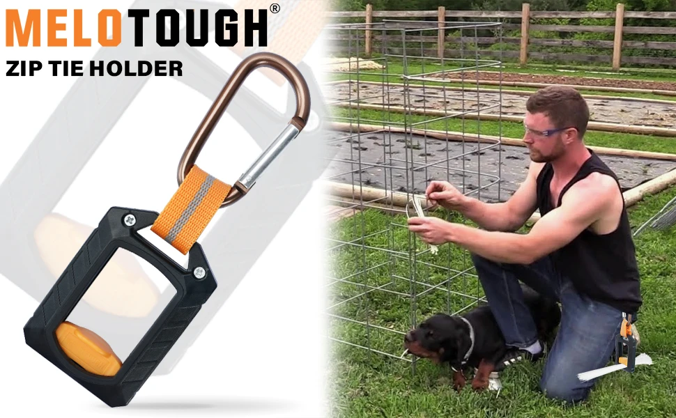 Zip Ties Holder,Reusable Zip Tie Organizer Band,Cable Tie Bracket for wire ties Arrangement.(1PC/black)