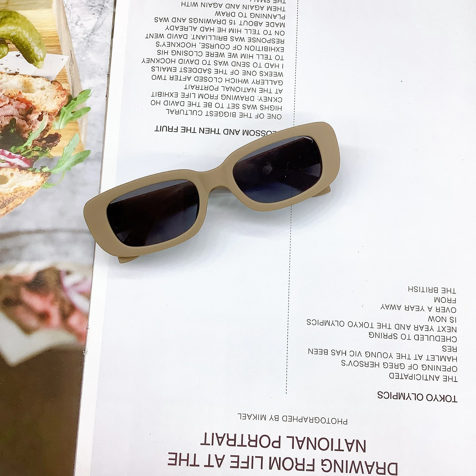 Children Cute Vintage Frosted Rectangle Sunglasses Outdoor Girls Boys Sweet Sun glasses Protection Classic Kids eyewear UV400