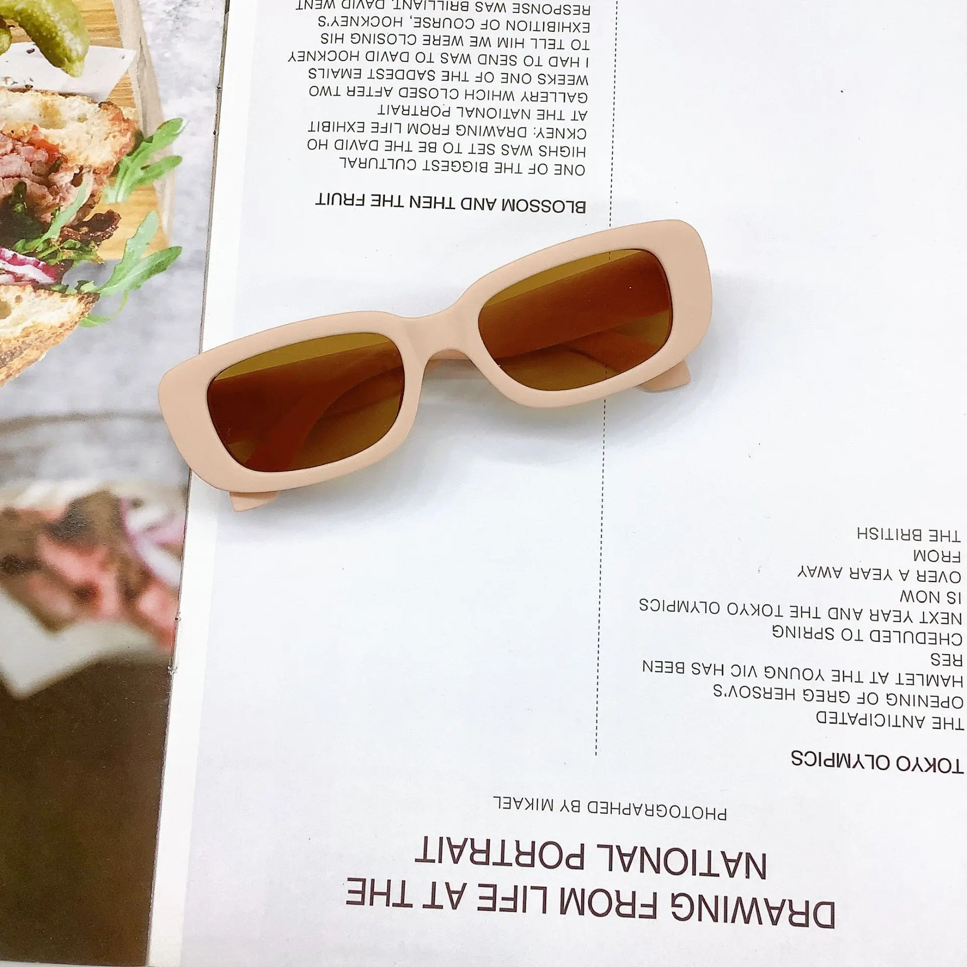 Children Cute Vintage Frosted Rectangle Sunglasses Outdoor Girls Boys Sweet Sun glasses Protection Classic Kids eyewear UV400