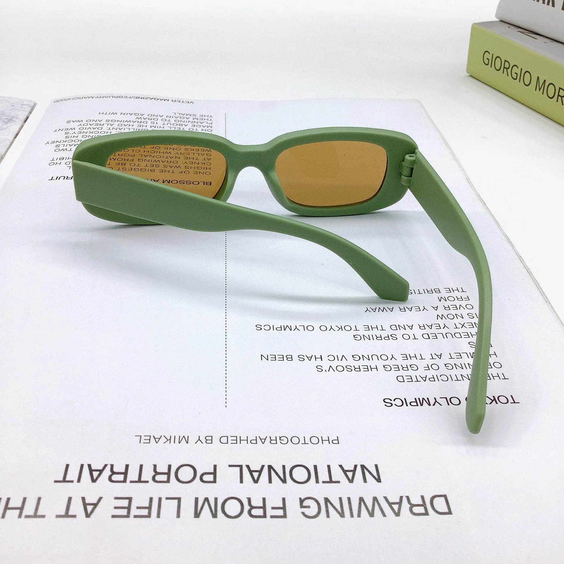 Children Cute Vintage Frosted Rectangle Sunglasses Outdoor Girls Boys Sweet Sun glasses Protection Classic Kids eyewear UV400