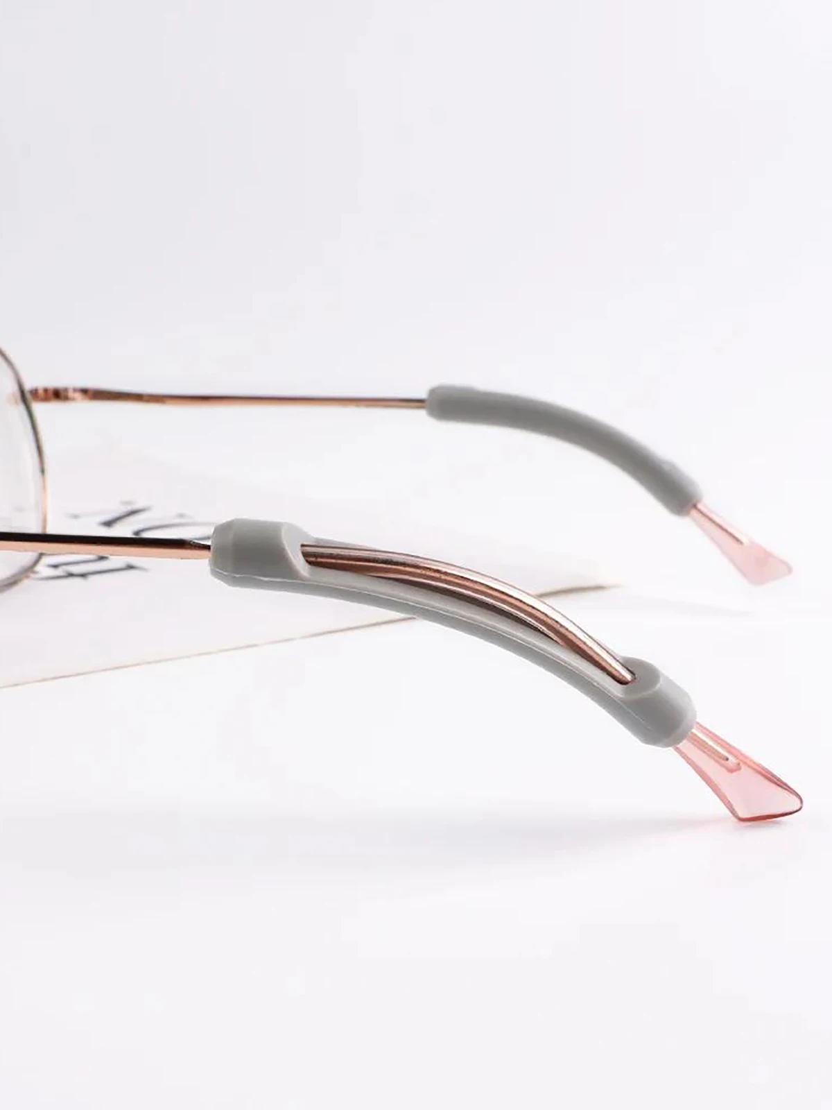 10/20pcs Glasses Anti-slip Silicone Sleeve Eye Frame Leg Drag Fixed Ear Hook Bracket Anti-drop Artifact Glasses Accessories