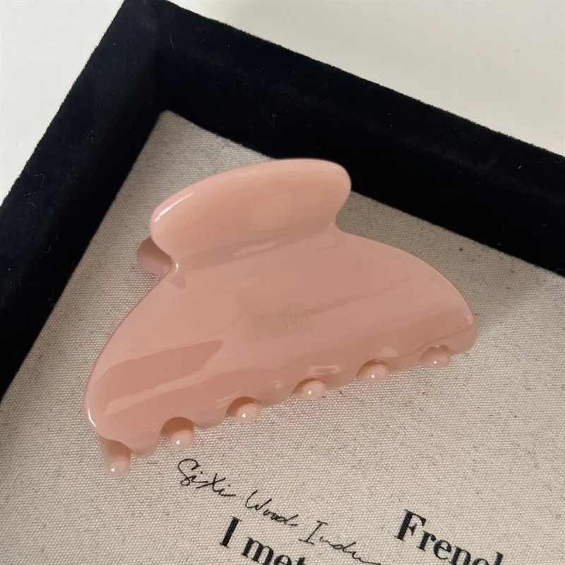 Elegant Acetate Hair Claw Medium Size Sweet Hair Clip Shark Clip Women Hair Accessories Headwear