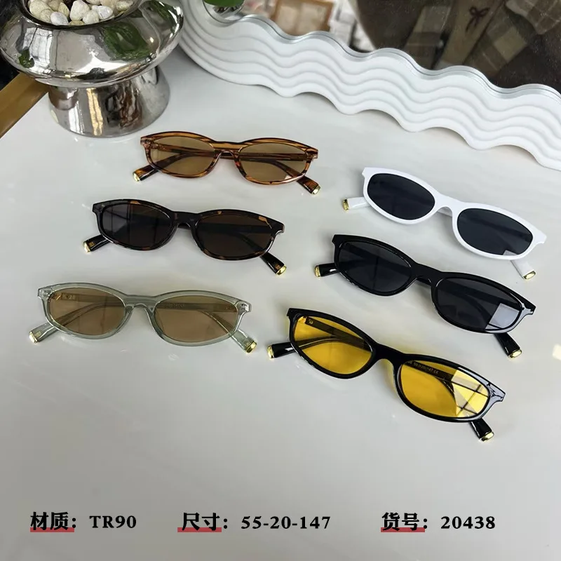 Vintage Small Frame Women's Kitten Glasses High-end Sunglasses Woman Luxury Brands Original Lunettes Femmes 802346