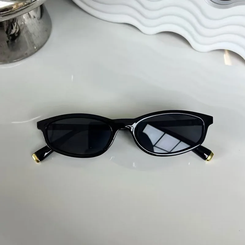 Vintage Small Frame Women's Kitten Glasses High-end Sunglasses Woman Luxury Brands Original Lunettes Femmes 802346