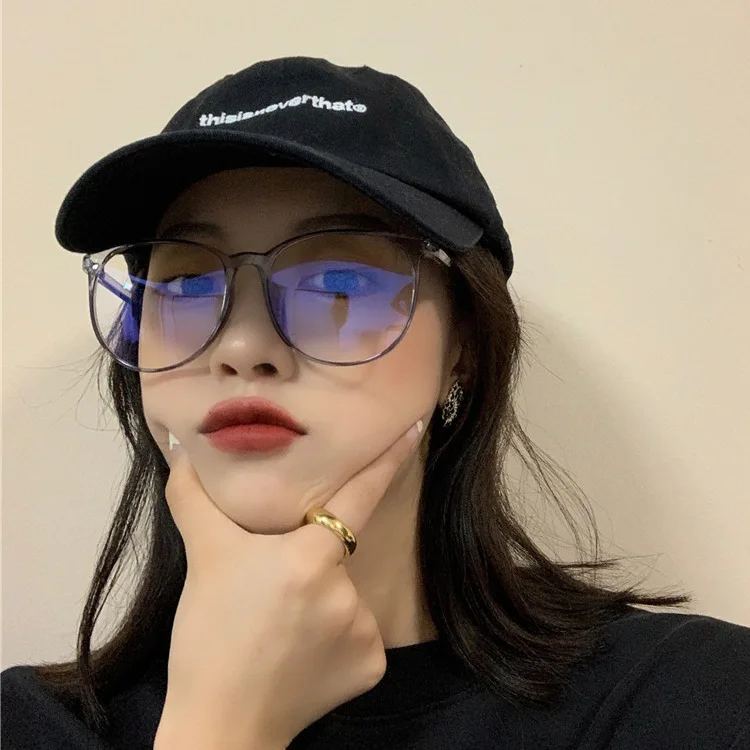1PC 2025 New Classic Retro Glasses Fashion Internet Celebrity Plain Reading Glasses