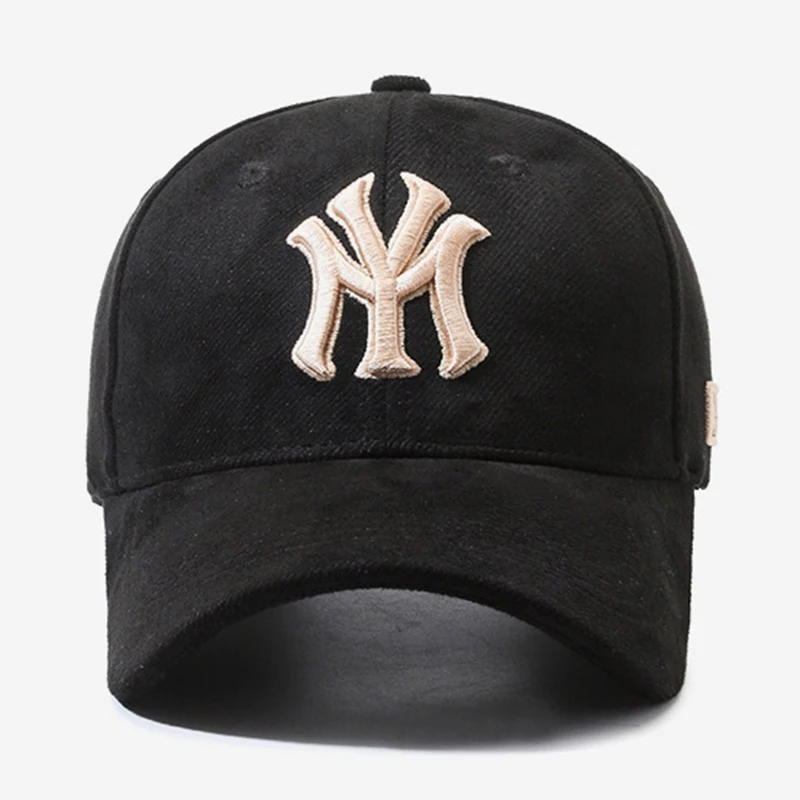 Fashion Embroidered Letters Baseball Cap for Men Women, Adjustable Unisex Couple Matching Sun Hat, Trendy Casual Duck Bill Cap
