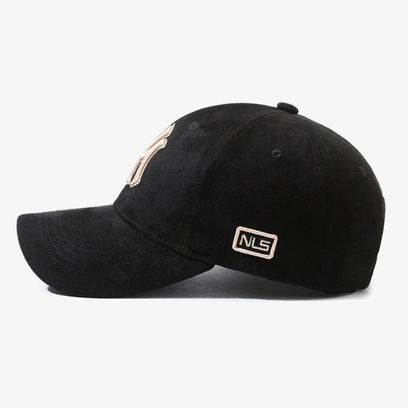 Fashion Embroidered Letters Baseball Cap for Men Women, Adjustable Unisex Couple Matching Sun Hat, Trendy Casual Duck Bill Cap