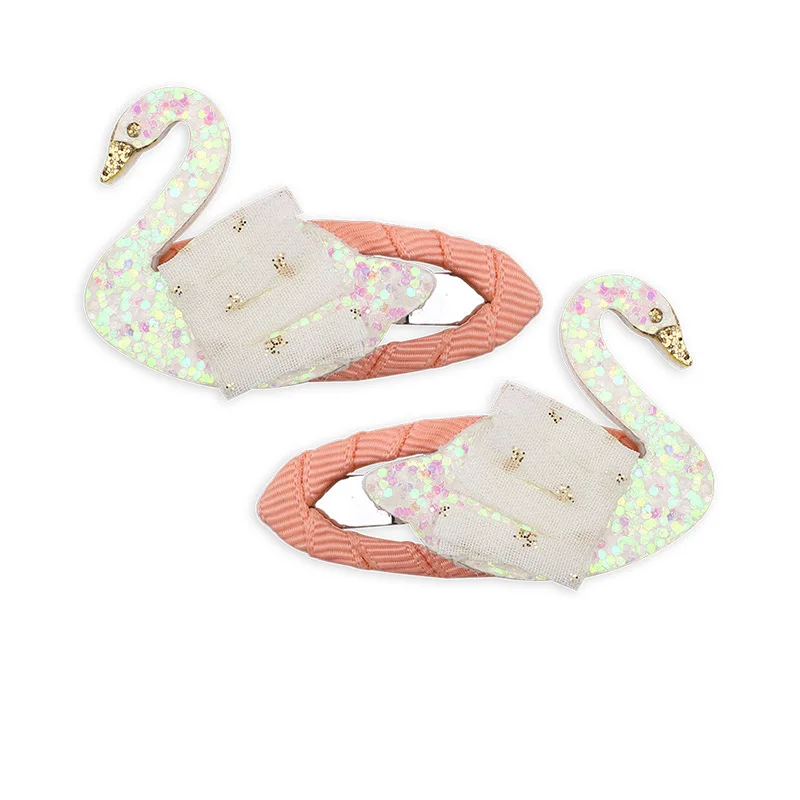 Cartoon Animal Fruit BB Hair Clips for Girls Cute Sequin Droplet Design Snap Barrettes Toddler Daily Headwear Accessory