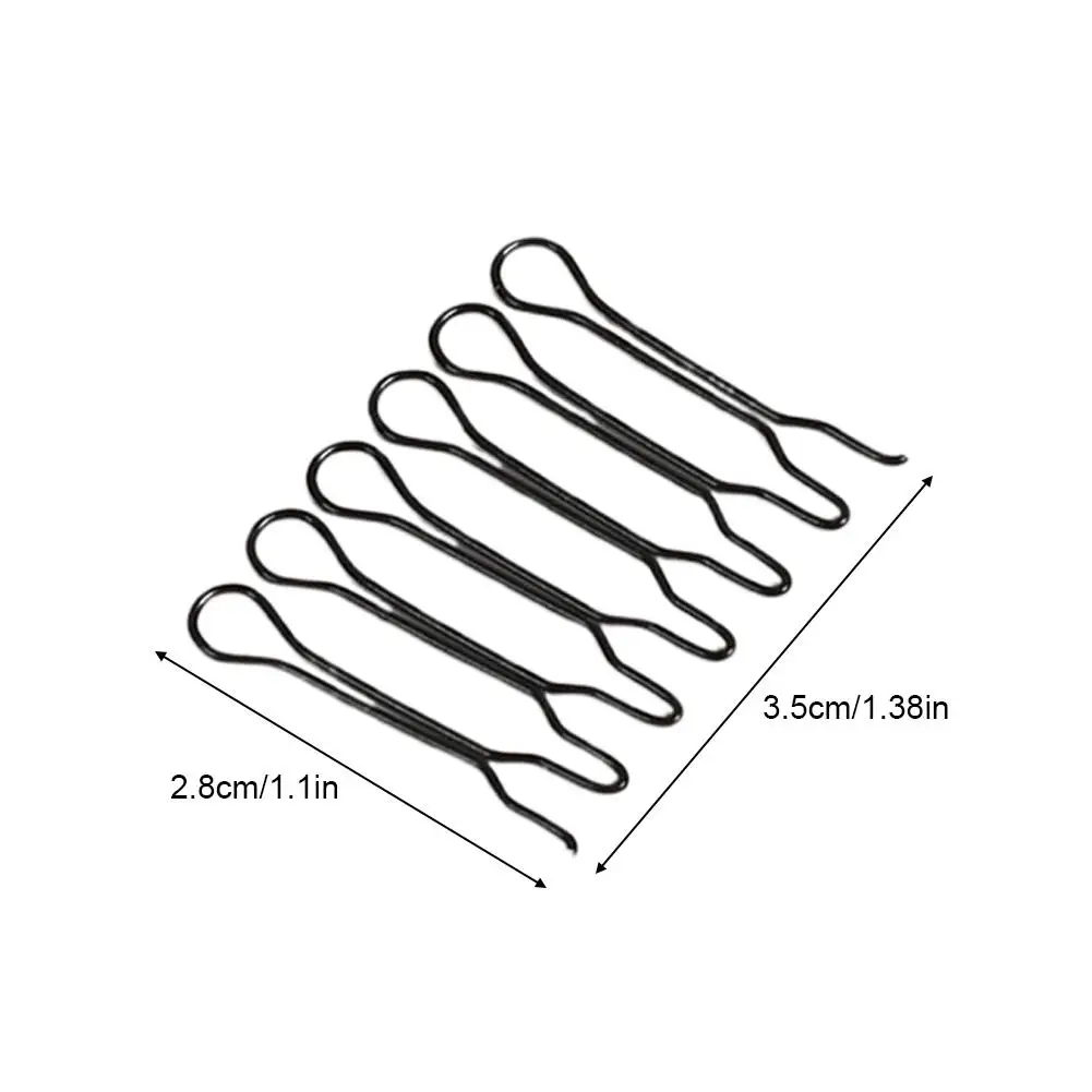 10pcs Invisible Broken Hair Hairpin Styling Accessories Bang Fixed Insert Comb Women Adult Tiara Tools Roll Curve Needle Gift