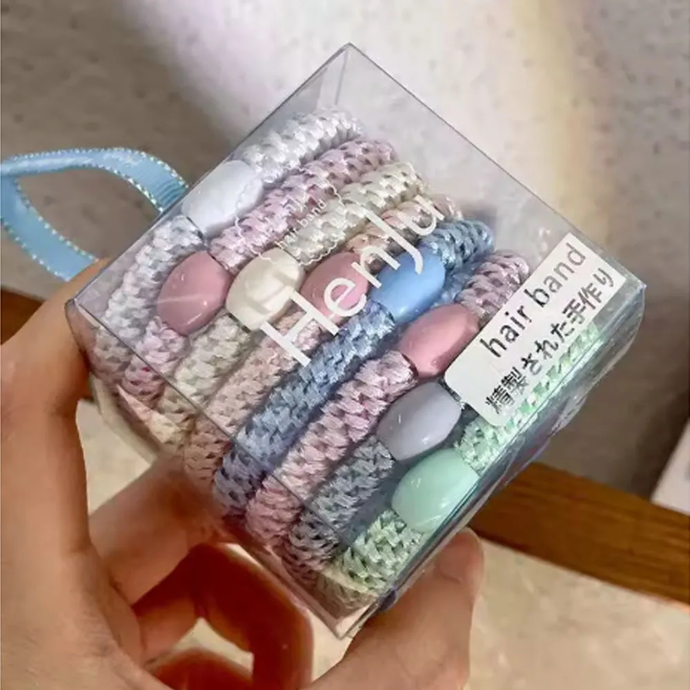 2026 New Erling Haaland Hair Ties 8-Pack Premium Elastic Ponytail Holders No-Snag Durable Rubber Bands For Bun & Pony