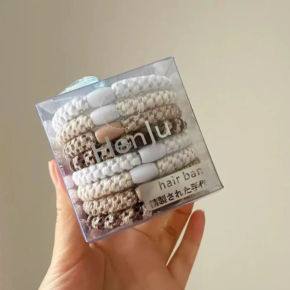 2026 New Erling Haaland Hair Ties 8-Pack Premium Elastic Ponytail Holders No-Snag Durable Rubber Bands For Bun & Pony
