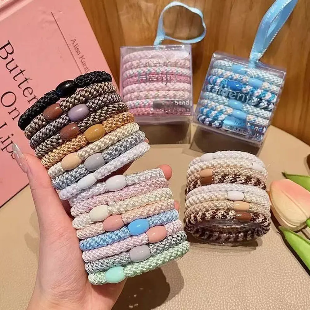 2026 New Erling Haaland Hair Ties 8-Pack Premium Elastic Ponytail Holders No-Snag Durable Rubber Bands For Bun & Pony