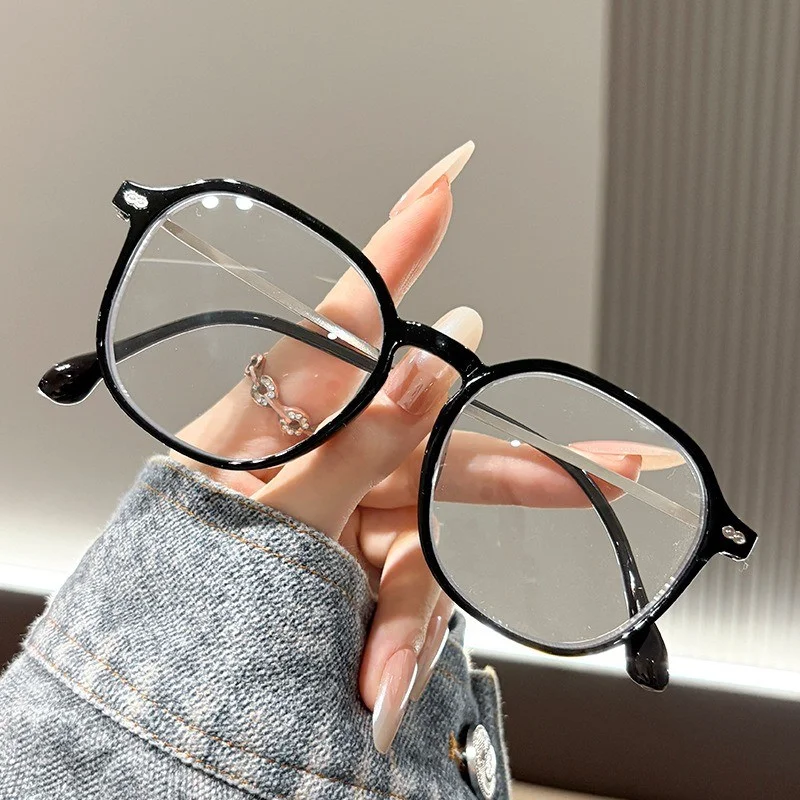 Women's Fashionable Reading Glasses Super Light and Versatile Anti-blue Light Glasses for Middle-aged and Elderly
