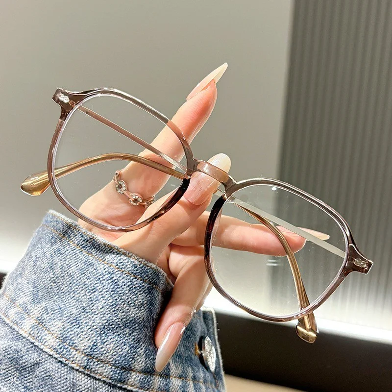 Women's Fashionable Reading Glasses Super Light and Versatile Anti-blue Light Glasses for Middle-aged and Elderly