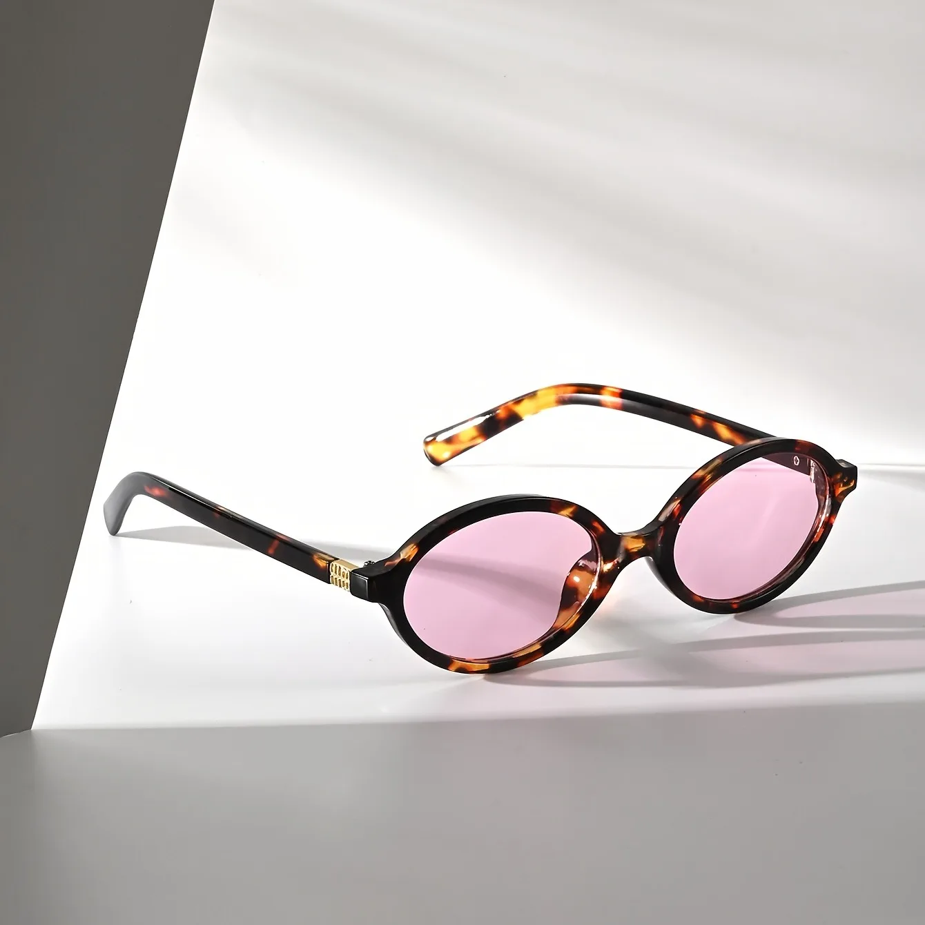 1PC Oval Retro PC Glasses Men and Women Small Face Design Sunglasses versatile for Multiple Indoor Scenes Eyewear