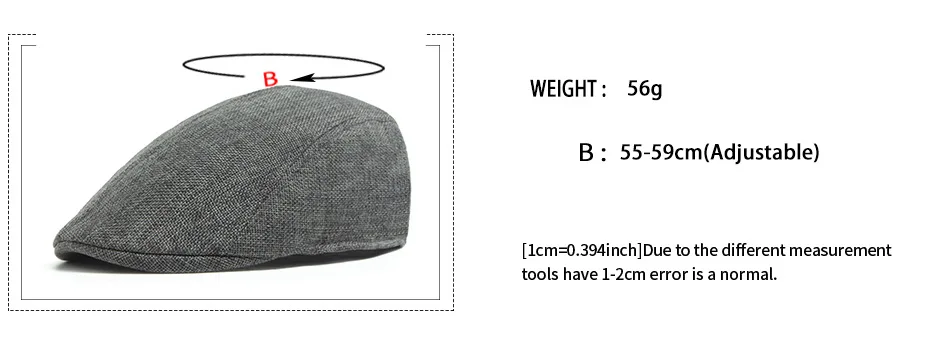 Linen Flat Cap Breathable Ivy Hat Summer Elderly Men Newsboy Cap Unisex Cabbie Hat Vintage British Driving Gatsby Cap Adjustable