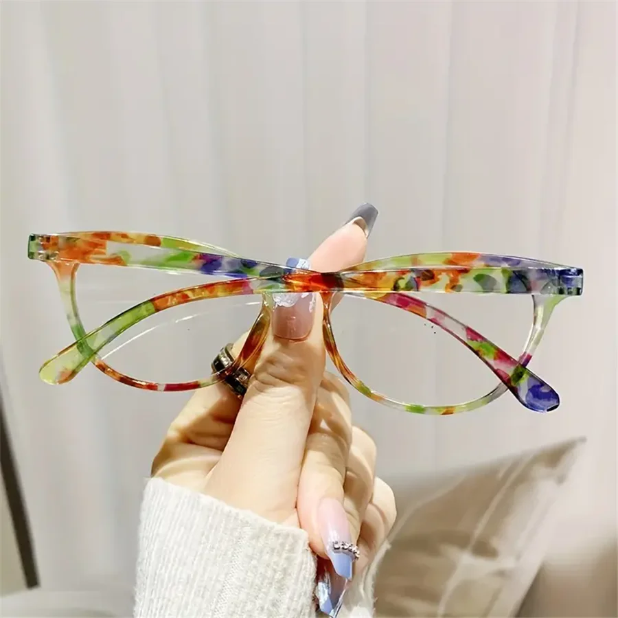 4pcs Anti-blue Light Reading Glasses Ultralight TR90 Sport Presbyopia Eyeglasses Women Men Far Sight Optical Eyewear Diopters